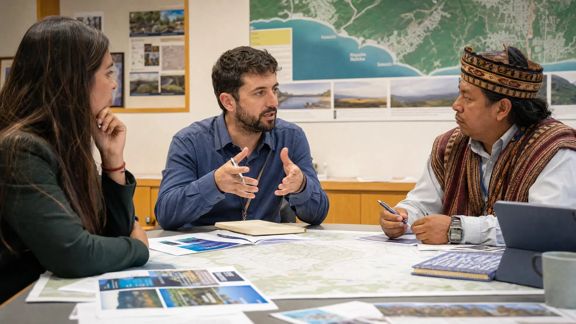 Profesionales diseñando proyectos sociales